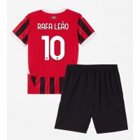 AC Milan Rafael Leao #10 Domaci Dres za djecu 2024-25 Kratak Rukav (+ Kratke hlače)